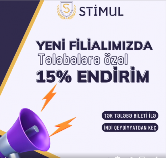 Yeni filialımız möhtəşəm endirim kampaniyası