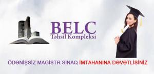 ÖDƏNİŞSİZ MAGİSTR SINAQ İMTAHANINA DƏVƏTLİSİNİZ  - BELC KURSLARI