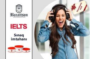 Biz sizə rəsmi IELTS imtahanı həyəcanı yaşadacağıq !