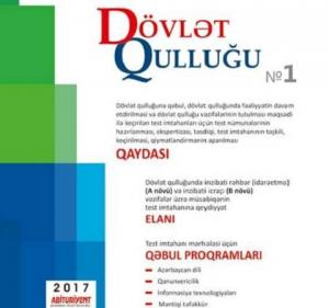 Dövlət qulluğuna hazır olun