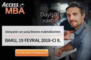 Karyeranıza bizdə Access MBA keçərək başlayın