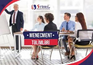 MENECMENT təlimlərində iştirak etməyi unutmayın