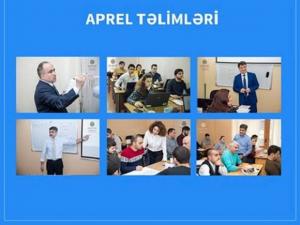 Aprel ayında başlayacaq təlimlərimizlə tanış olun