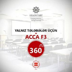 Yalnız tələbələrə ACCA F3 təlimi 360 AZN