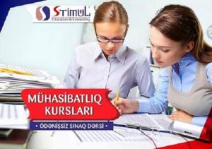 Mühasibatlıq kursları - Ödənişsiz sınaq dərsi