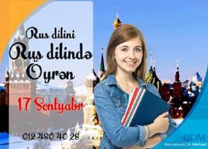 Rus dilini öyrənməyə davam edirik