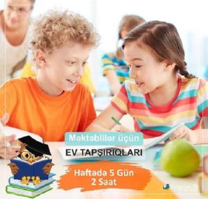 Bütün fənlər üzrə EV TAPŞIRIQLARI hazırlığı