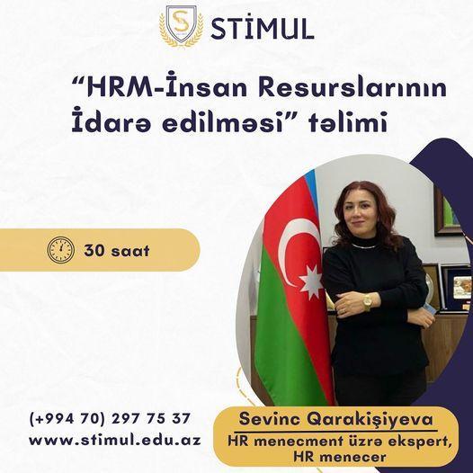 HRM - İnsan Resurslarının İdarə edilməsi