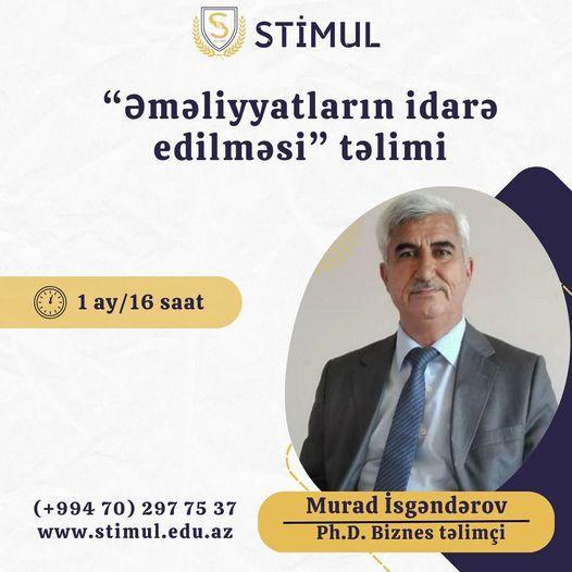 Əməliyyatların idarə edilməsi - Operations Management