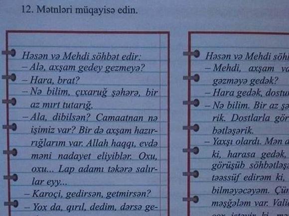 Övladlarımız VULQAR sözləri indi dərsliklərdən öyrənəcək?! – Yeni dərsliklər