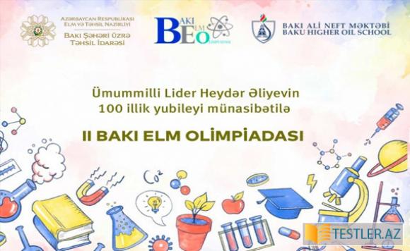 II Bakı Elm Olimpiadasının I mərhələsinin tarixi açıqlanıb