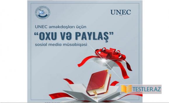 UNEC: “Oxu və paylaş” sosial media müsabiqəsinə start verilir