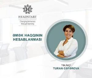 Əmək haqqının hesablanması təliminə qeydiyyat başladı