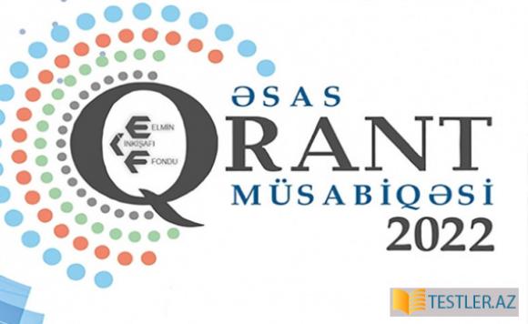 “Əsas Qrant Müsabiqəsi - 2022”nin qaliblərinin adları açıqlanıb “Əsas Qrant Müsabiqəsi - 2022”nin qaliblərinin adları açıqlanıb
