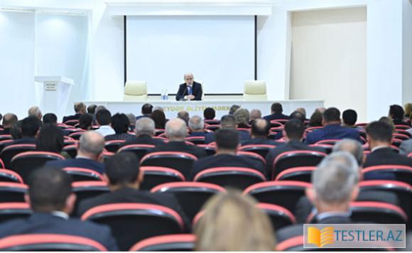 Təhsil naziri 4 rayonun təhsil ictimaiyyəti ilə görüşüb Təhsil naziri 4 rayonun təhsil ictimaiyyəti ilə görüşüb