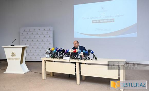 Emin Əmrullayev: "Məktəblərin təhlükəsizliyi ilə bağlı müəyyən addımlar atılır"